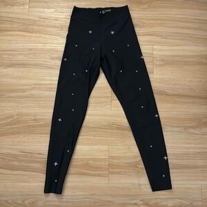 ULTRACOR Swarovski Crystal silvery Star Leggings SZ XS